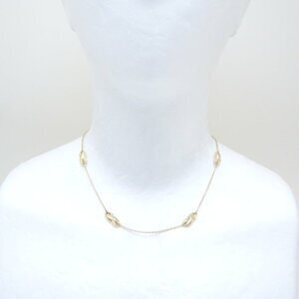 TIFFANY Seahorse Necklace by Elsa Peretti Yellow Gold